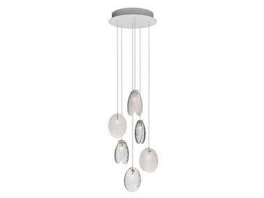 MUSSELS 6 - LED crystal pendant lamp by bomma