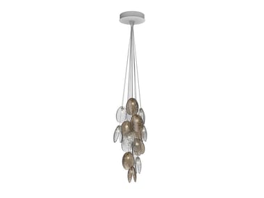 MUSSELS CLUSTER 18 - LED crystal pendant lamp by bomma