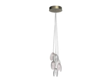 MUSSELS CLUSTER 6 - LED crystal pendant lamp by bomma