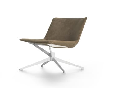 NEIL - Fabric armchair with 4-spoke base by MDF Italia