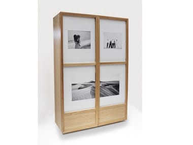 NEKA - Wooden highboard with doors by Riva 1920