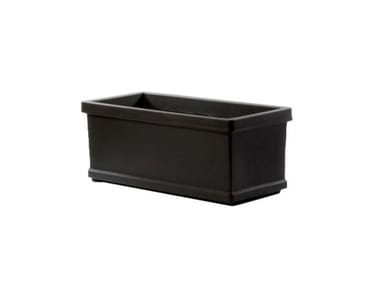 NEOCLASSIC - Rectangular polyethylene garden vase by Serralunga