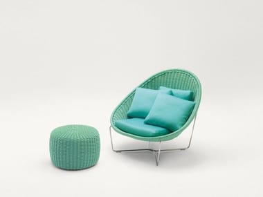 NIDO - Garden armchair by Paola Lenti