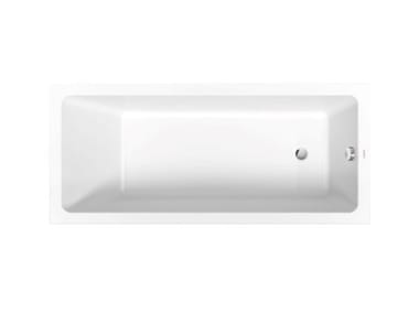 NO.1 - Rectangular built-in ceramic bathtub by Duravit