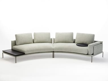 NOAH - Sectional curved fabric sofa by Zanotta