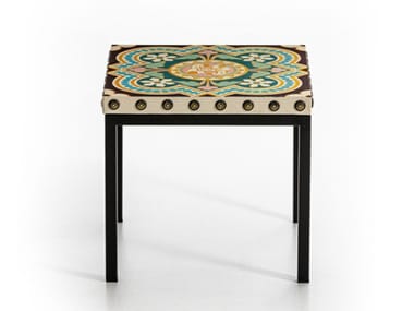 NOT A HAREM - Square steel coffee table for living room by Moroso