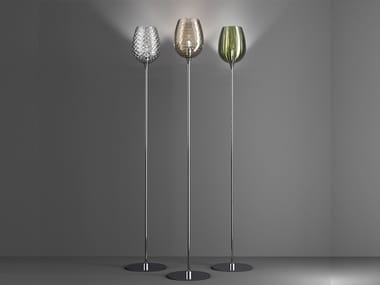 NUCE 4011/P - Blown glass floor lamp by Italamp