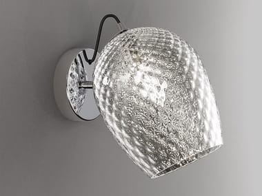 NUCE 4011/AP1 - Adjustable blown glass wall lamp by Italamp