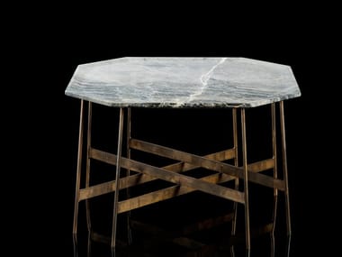 OCTAGON - Octagonal stone coffee table by Henge