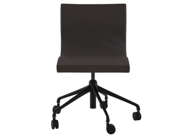 SALA - Height-adjustable fabric office chair with castors with 5-Spoke base by Ligne Roset