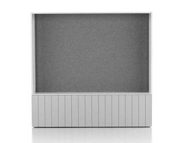 LOCALE - Tall sound absorbing office storage unit by Herman Miller