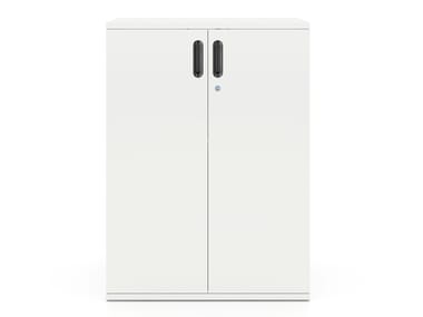 PARAGRAPH - Modular office storage unit with hinged doors by Herman Miller