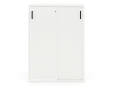 PARAGRAPH - Modular office storage unit with sliding doors by Herman Miller