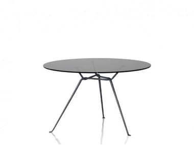 OFFICINA - Round crystal table by Magis