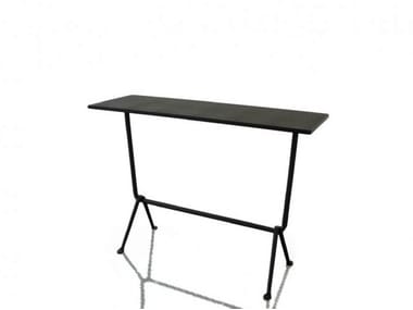 OFFICINA - Rectangular galvanized plate console table by Magis