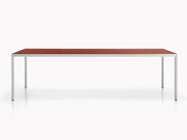 OFFSET - Rectangular stone table by MDF Italia