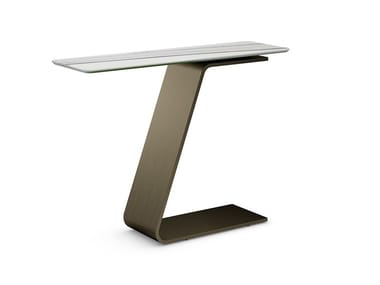 OH - Rectangular glass console table by Reflex