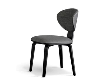 OLOS - Fabric chair with ash structure by Bonaldo