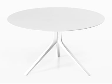 OOPS I DID IT AGAIN - Round die cast aluminium table by Kristalia