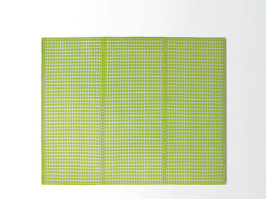 ORTO - Contemporary style handmade rectangular fabric rug by Paola Lenti