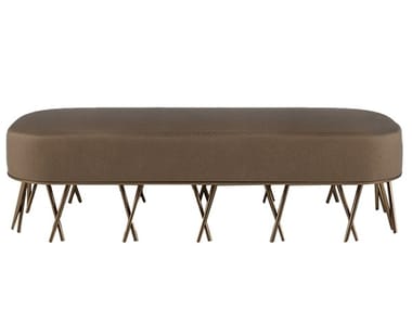 ORUS - Leather bench by Paolo Castelli