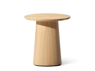 P.O.V. 473 - Round wooden high side table by TON