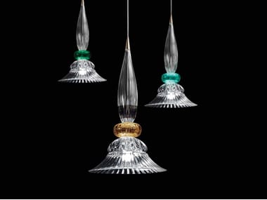 PALAZZO DUCALE - LED crystal pendant lamp by Reflex