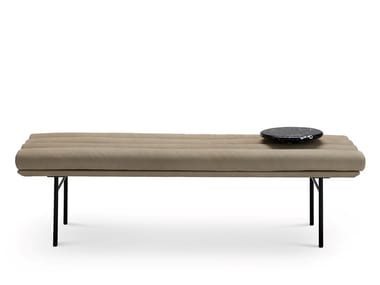 PAN FLUTE - Leather bench seating by Saba Italia