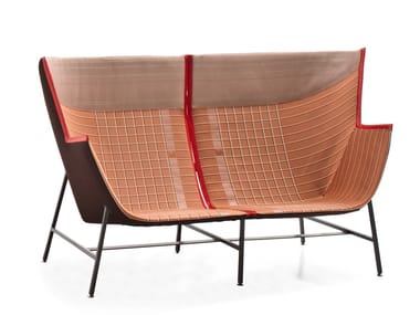 PAPER PLANES - 2 seater fabric sofa by Moroso