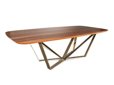 PAPILLON - Rectangular wooden dining table by Reflex