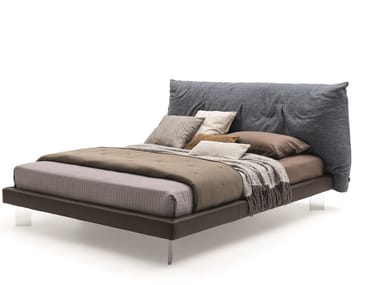 PAPILO - Double bed with upholstered headboard by Ditre Italia