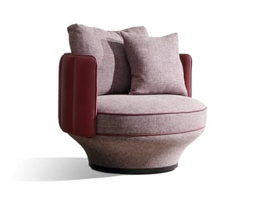 PARADISE BIRD - Fabric armchair with armrests by Wittmann