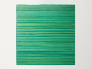 PARALLELO - Square striped wool rug by Paola Lenti