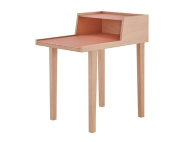 PAVANE - Rectangular solid wood bedside table by Ligne Roset