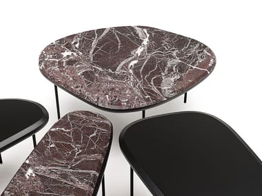 PEBBLE LOW TABLE - Low marble coffee table by Living Divani