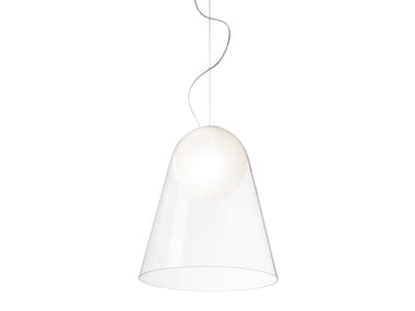 SATELLIGHT - LED blown glass pendant lamp by Foscarini