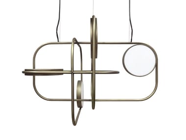 CIRCLE - LED metal pendant lamp by Natuzzi Italia