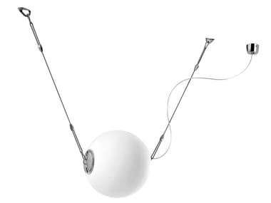 PERLA - LED dimmable blown glass pendant lamp by Lumina