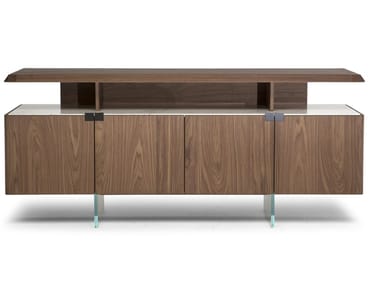 PHANTOM - MDF sideboard with doors by Natuzzi Italia