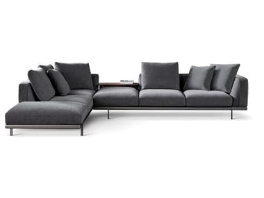 PHIL - Sectional fabric sofa by Bonaldo