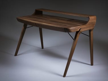 PICARD - Rectangular wooden writing desk with drawers by Artisan