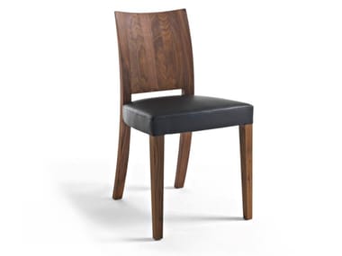 PIMPINELLA - Solid wood chair with integrated cushion by Riva 1920