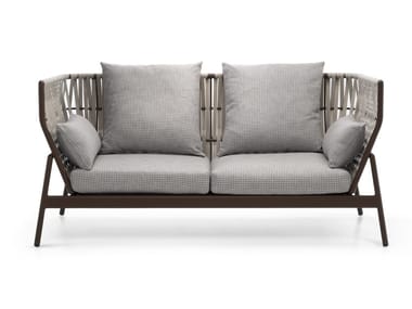 PIPER 102 - 2 seater polyester garden sofa by RODA