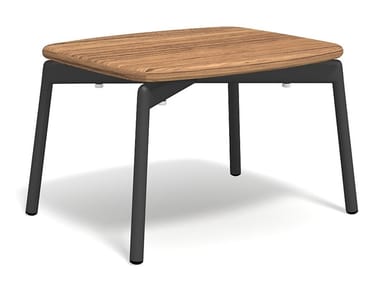 PIPER 520 - Low aluminium and wood garden stool by RODA