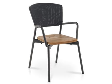 PIPER 021 - Garden chair with armrests by RODA