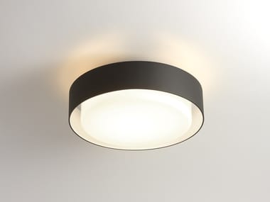 PLAFF-ON! - LED glass and aluminium ceiling light by Marset