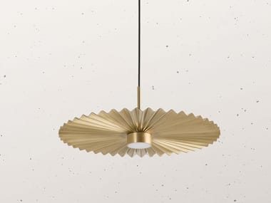 PLIE' 284.02 - LED brass pendant lamp by Il Fanale