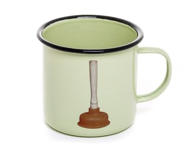 PLUNGER - Enamelled metal mug (Request Info)