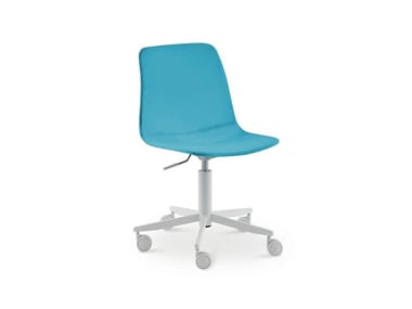 POD - Upholstered chair with 5-spoke base by Nidi