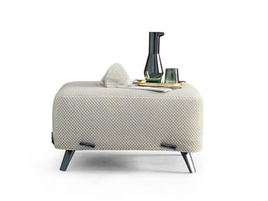 CUFF - Upholstered rectangular fabric pouf by Bonaldo